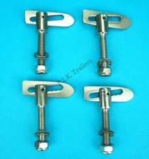 4 x STAINLESS STEEL M8 x 38mm Antiluce Tail Gate Drop Catch Trailer Fastener