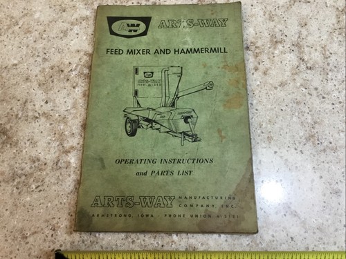 Vintage arts way - feed, mixer