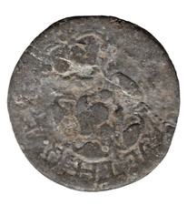 Elizabeth I Pewter Jetton