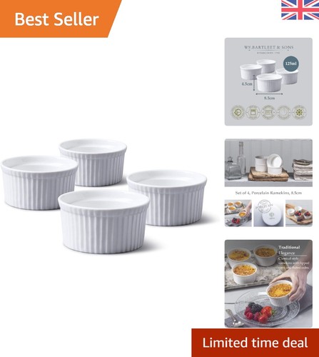 Classic round white ramekins - classic,
