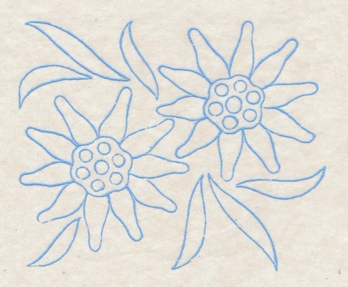 Vintage embroidery transfer - vintage,