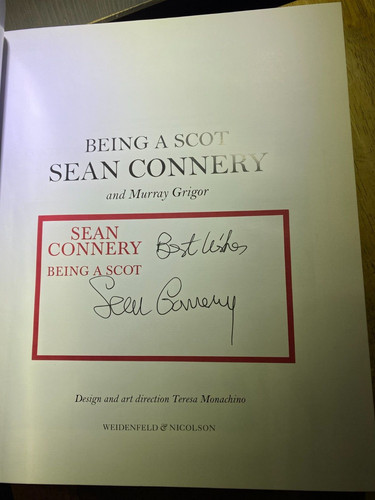 Signed sean connery - ,