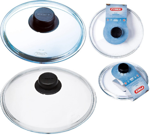 Pyrex glass lids for frying - glass,
