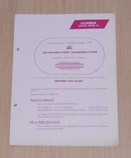 HUMBER HAWK Mark IV Fitting