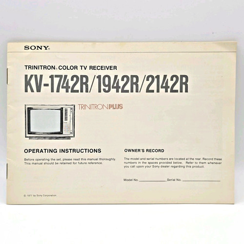 Sony trinitron plus - sony,