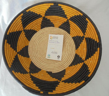 African Coiled Woven Basket