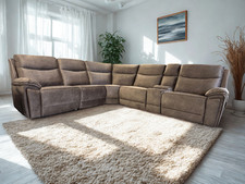 Brown Electric Recliner Corner