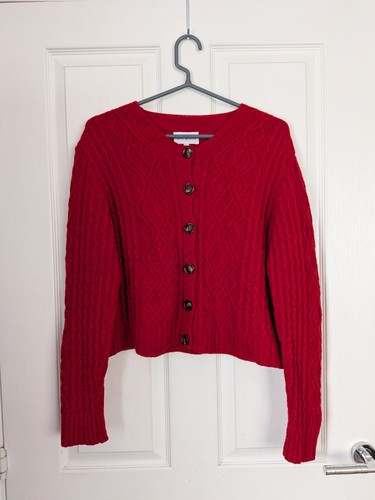 Brora 100 wool red - red, knit