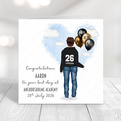 Personalised school leaver - school,