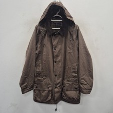 Barbour Beaufort Lightweight Breathable Waterproof Cotton Hood Coat Jacket Small