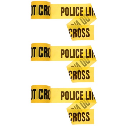 3pcs reusable pvc caution - 3pcs, tape