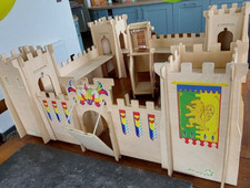 Toy Castle - Medieval Wooden Castle With Items to purchase