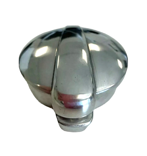 Polished aluminium monza - 2.5",