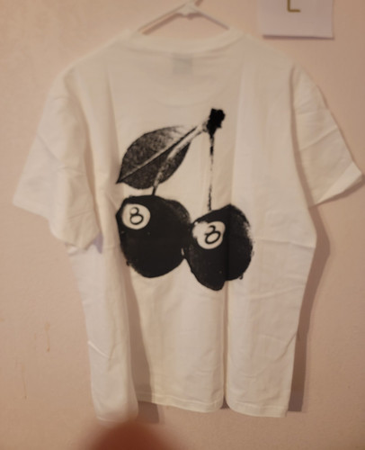 Stussy men white graphic - l,
