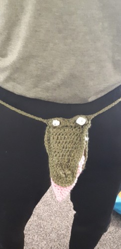 Novelty hand crocheted