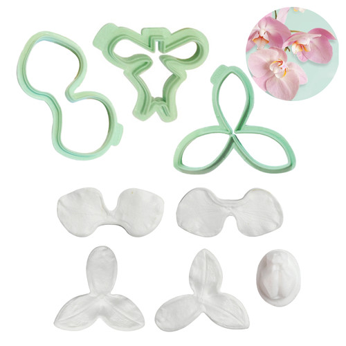 Butterfly orchid fondant - butterfly,