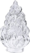 Ricambio Fiamma in Vetro Trasparente per Lampade Votive da Cimitero