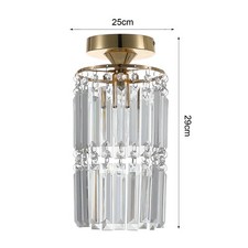 Modern LED Crystal Ceiling