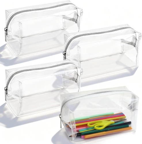 Pcs pencil case clear large - 4,