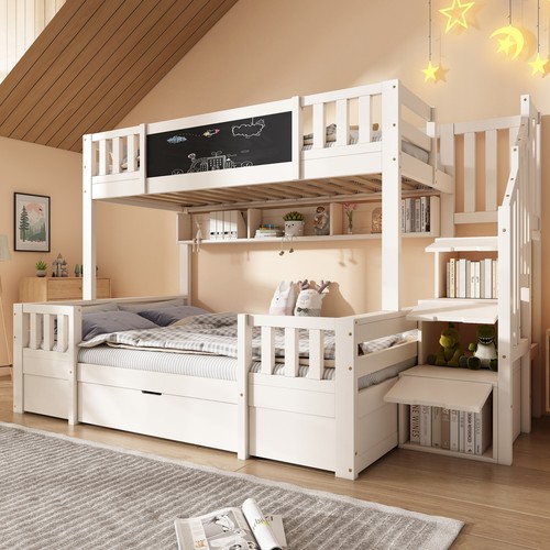 Triple sleeper bunk bed - sleeper, 4ft6