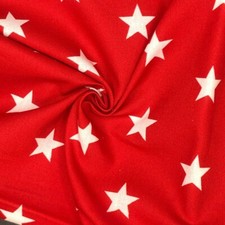 100% Cotton Fabric Large Stars