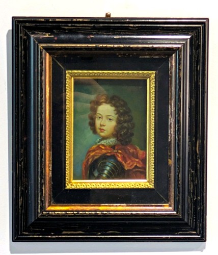 Victorian antique oil painting - victorian,