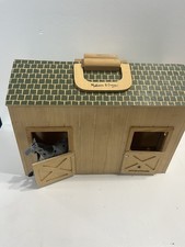 - Melissa And Doug Fold And Go Horse Barn Equestrian Toy Wooden Incomplete