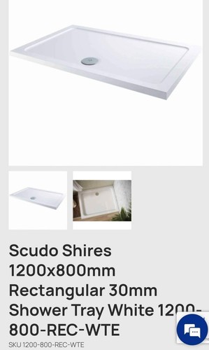 Scudo shires shower tray - scudo,