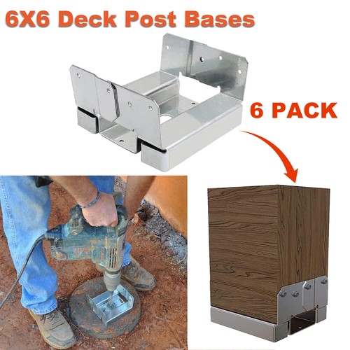 Packs adjustable post base - 6,