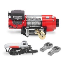 Stealth Electric Winch 12v 4500lb with Steel Rope Wireless Remote GarageWorkshop