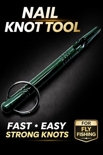 Fly fishing nail knot - nail, –