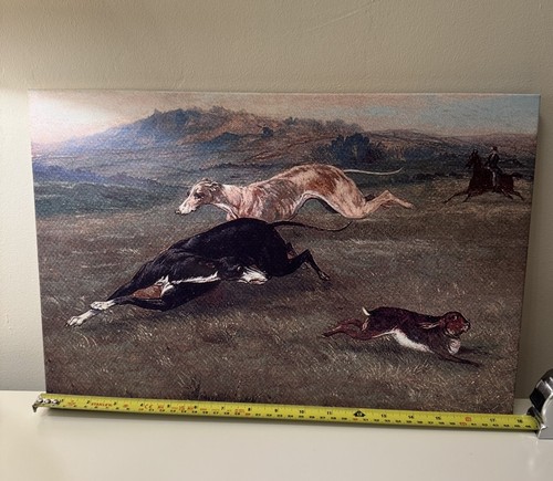 Hunting scene colour - colour, print