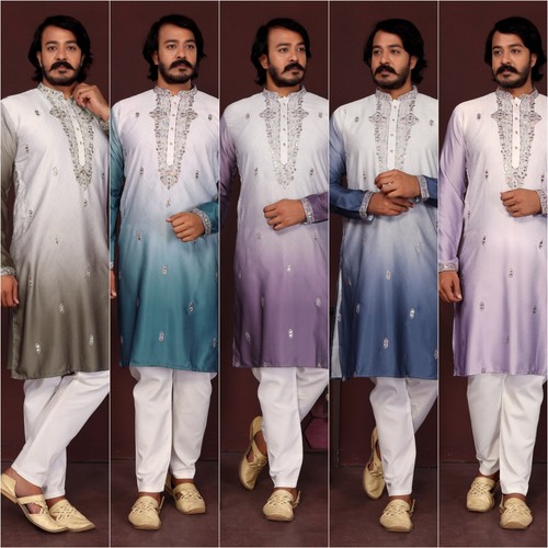 Men kurta pajama set - pajama,