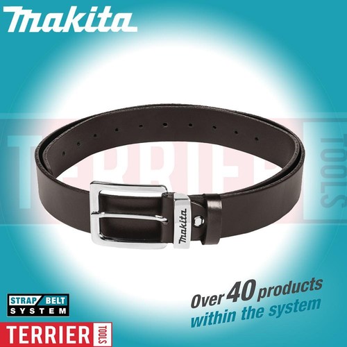 Makita leather belt - leather, black
