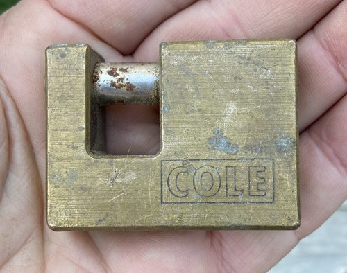Old vintage cole - solid, brass