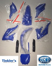 NEW GENUINE YAMAHA YZ125 PLASTICS KIT 2022 - CURRENT FULL BOX KIT BLUE