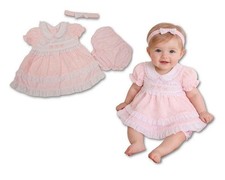 Baby girls frilly smocked 3