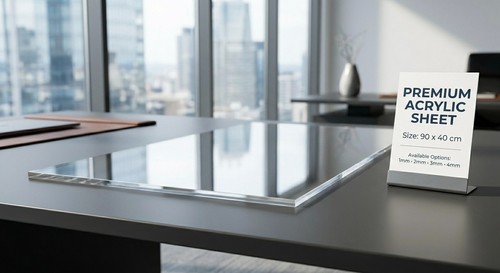 Clear acrylic sheet 40 cm - clear,