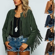 Women's Suede Jacket Ladies