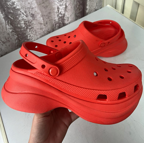 Crocs red bae platform - bae,