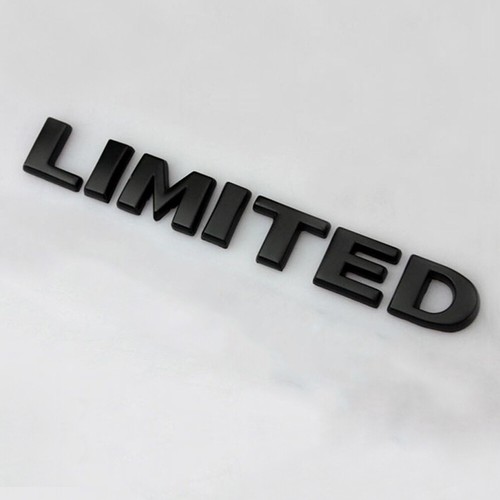 1pc black limited - limited, emblem