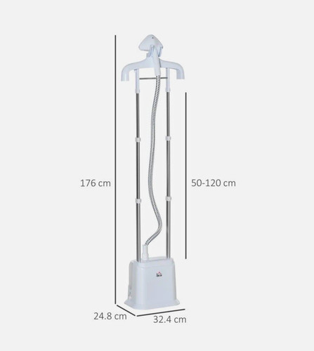 Homcom handheld stand garment - homcom,