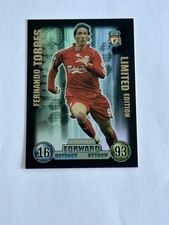 MATCH ATTAX 2007/08 07/08 FERNANDO TORRES LIMITED EDITION