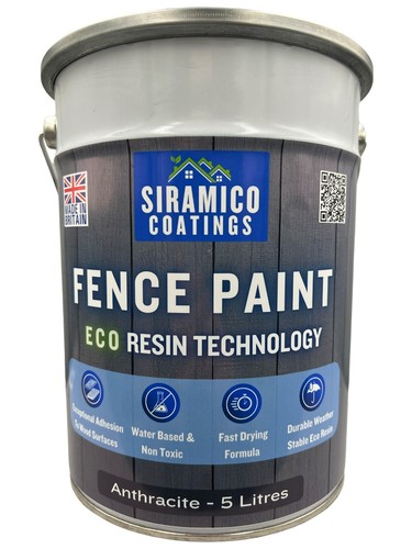 Fence paint one coat - fence,