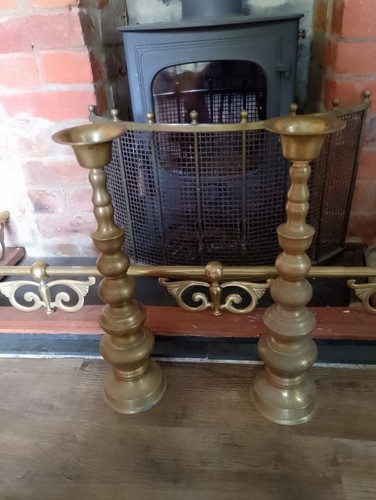 Vtg pair mid century tall - pair,