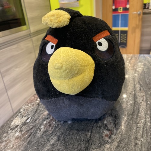 Angry birds bomb large plush - angry,