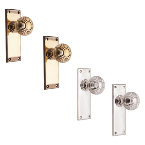 Door knob pair - pair, twisted