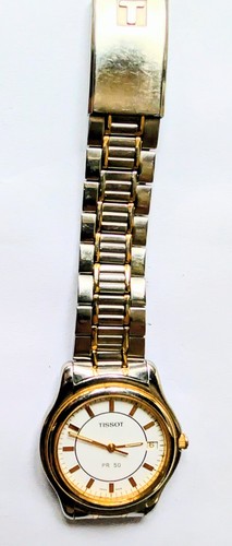 Tissot two tone quartz watch - tone,