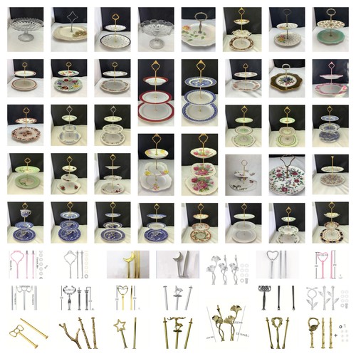 Vintage china cake stand - vintage,