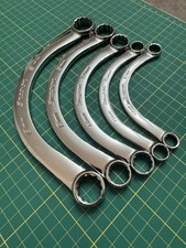 Snap On obstruction moon  spanner set 5 pce 10mm-21mm unused CXM605 full set